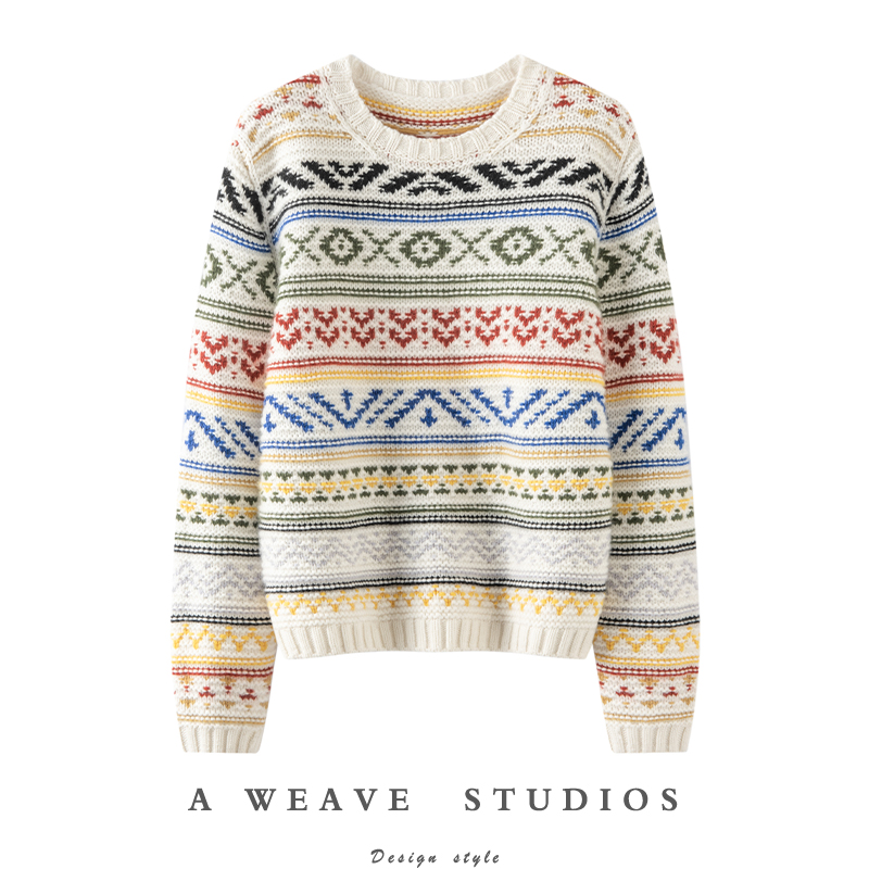 金贝绒高端100%纯山羊绒衫