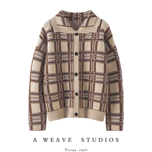 格外的暖~重磅加厚!翻领山羊绒开衫女纯羊绒毛衣针织开衫外套