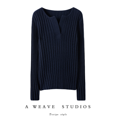 金贝绒高端100%纯山羊绒衫