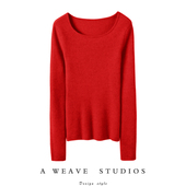 纯羊绒毛衣打底衫 这版 多色羊绒衫 女圆领修身 我沦陷了 随便搭配