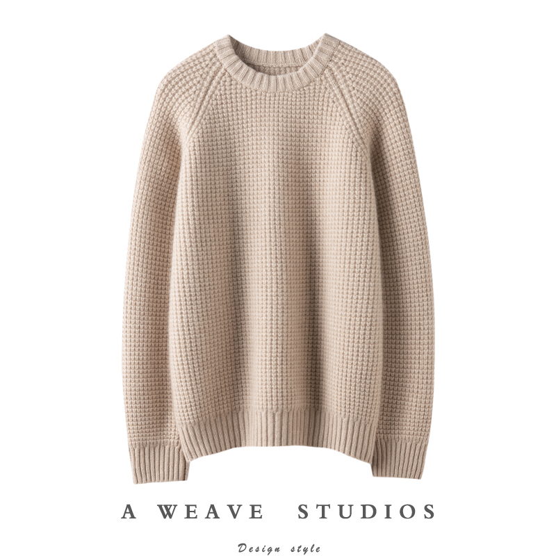 金贝绒高端100%纯山羊绒衫