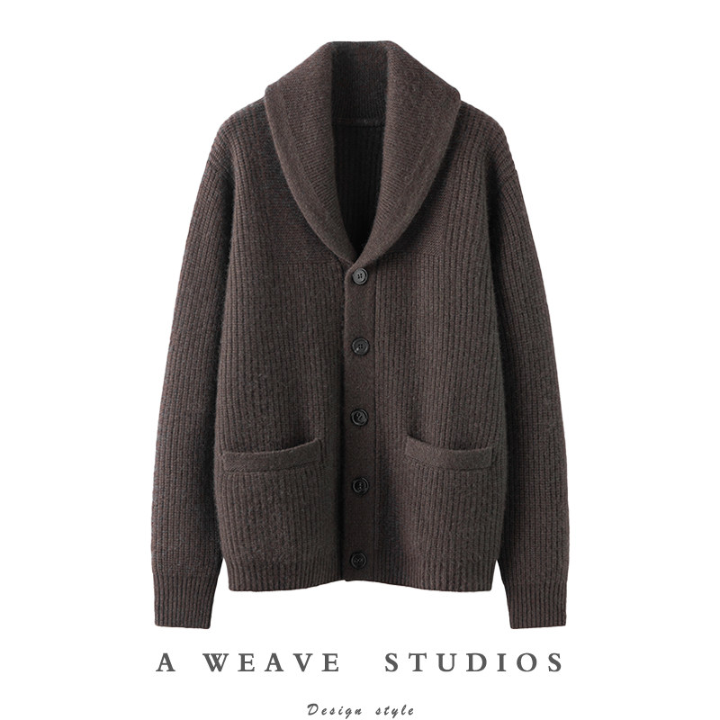 男人衣服好在灵魂深处~纯山羊绒时髦绅士青果领男士开衫针织外套,男装,羊绒开衫,淘宝优惠券,粉丝福利购,淘宝优惠卷