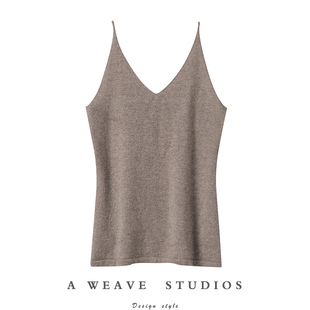 人手一件 毛衣背心 每个女人都需要一件纯羊绒吊带内搭外穿针织衫