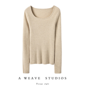 纯羊绒毛衣打底衫 这版 多色羊绒衫 女圆领修身 我沦陷了 随便搭配