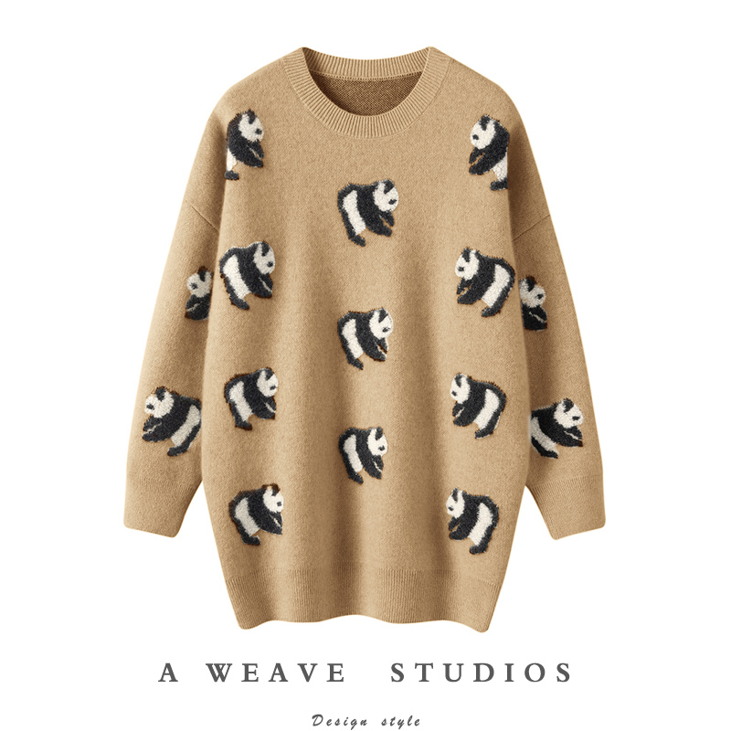 金贝绒高端100%纯山羊绒衫