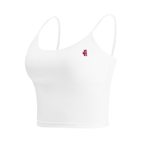 迪士尼发育期女童背心防凸点中小学生少女草莓熊背心打底6-13岁