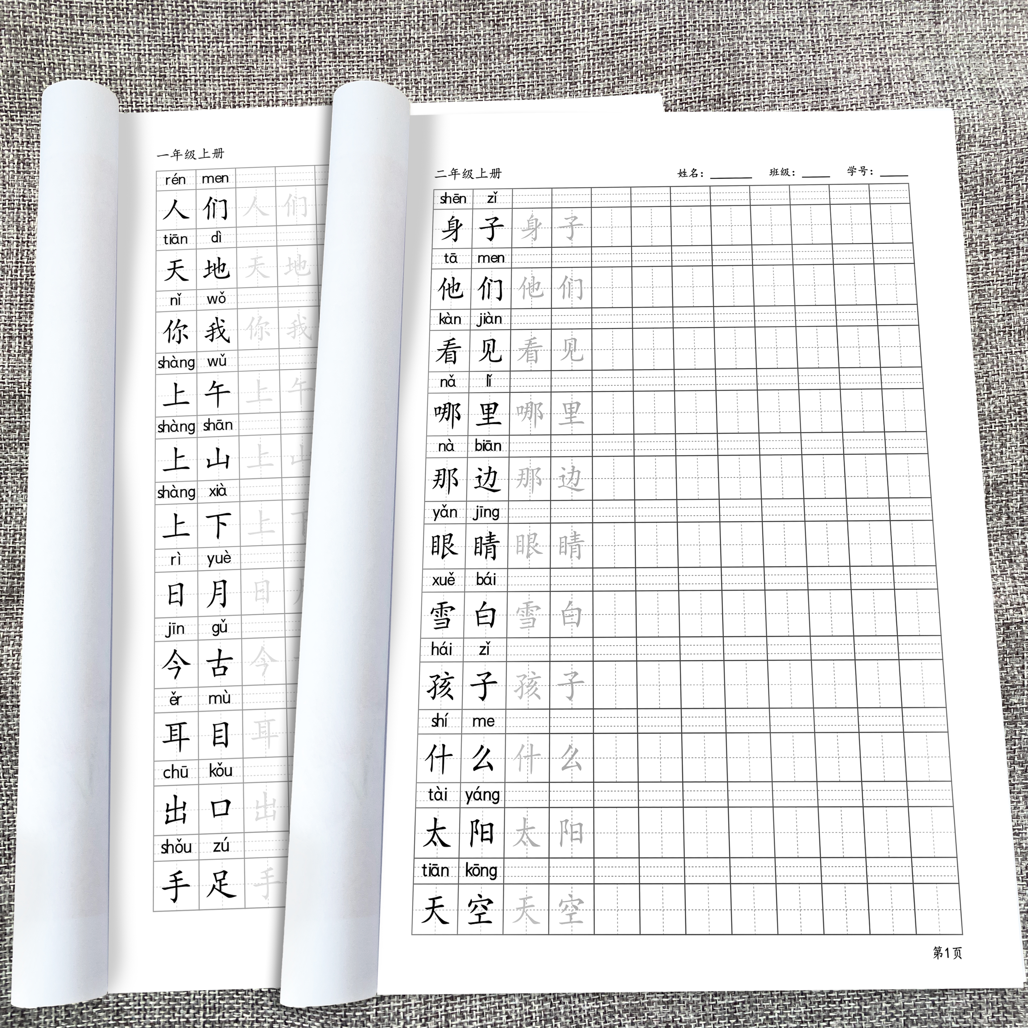 2025词语表练字帖描红本