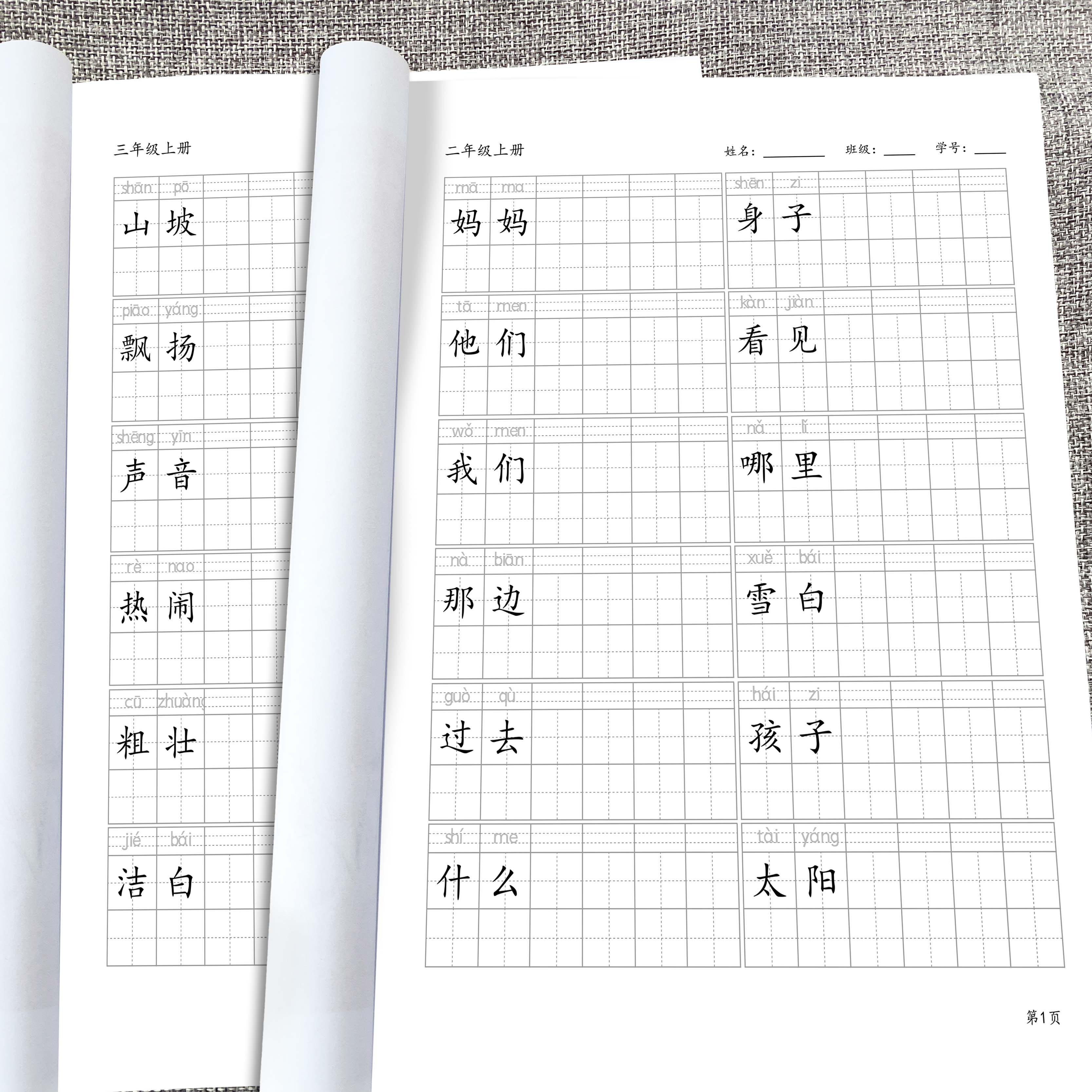 2026版小学人教版语文课本教材同步一二三四五六年级上册下册词语表练字贴铅笔钢笔硬笔书法专项练习作业本,文具电教/文化用品/商务用品,课业本/教学用本,淘宝优惠券,粉丝福利购,淘宝优惠卷