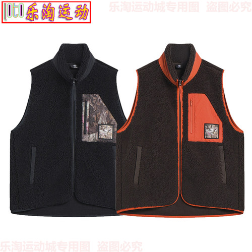 李宁反伍BADFIVE男子加绒保暖宽松版型针织马甲AMDT025