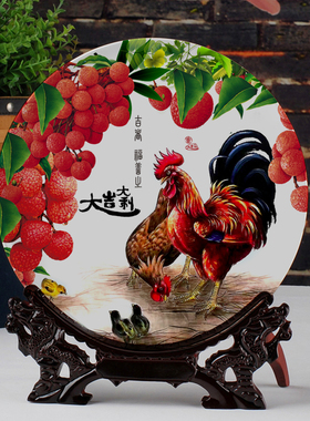 景德镇装饰盘御影包邮全国摆件盘