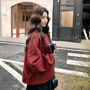 ()韩版毛呢90羽绒外套 2620-P275-K388图片