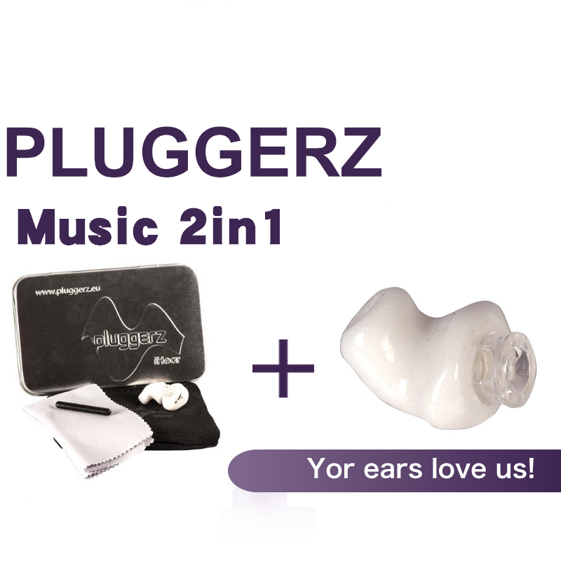 PLUGGERZ荷兰定制2in1耳塞式防噪音入耳式私模主动降噪学习耳机