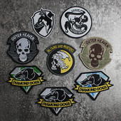 合金装 备无国界之军刺绣魔术贴军迷士气章战场女武神422臂章徽章