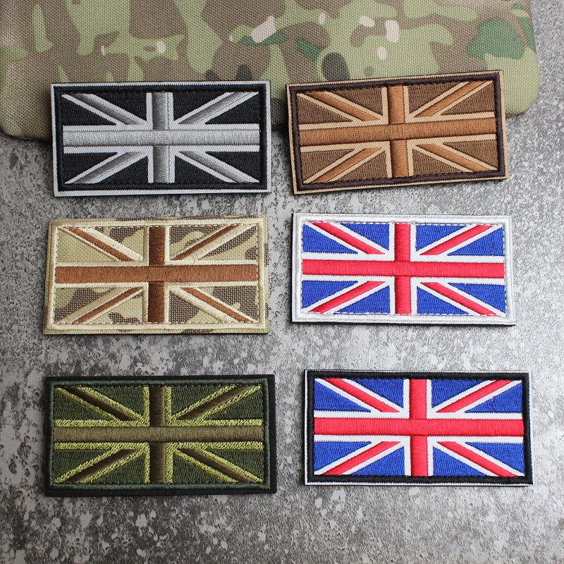 英国旗徽章户外战术迷彩背包