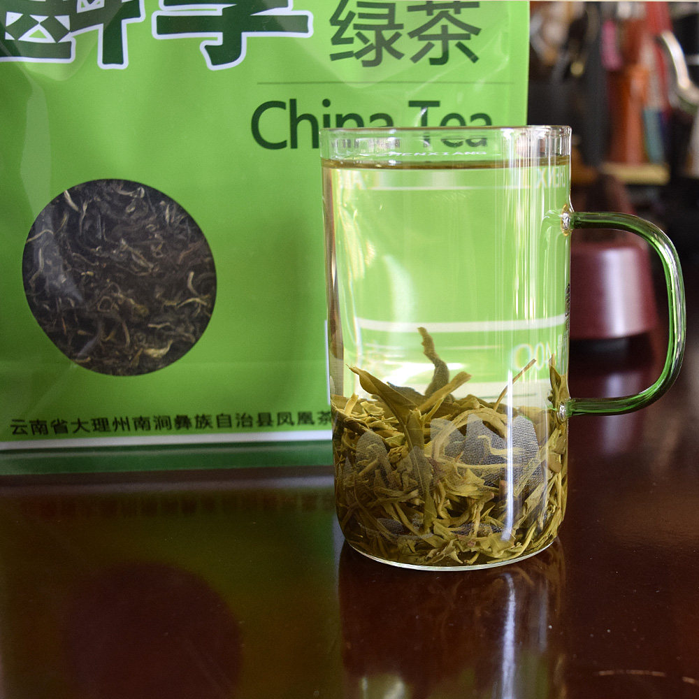 云南斟享绿茶2025年新春茶400克南涧无量山高山滇绿烘青茶大叶种