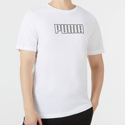 Puma/彪马正品夏季新款跑步男子运动短袖T恤671602-02