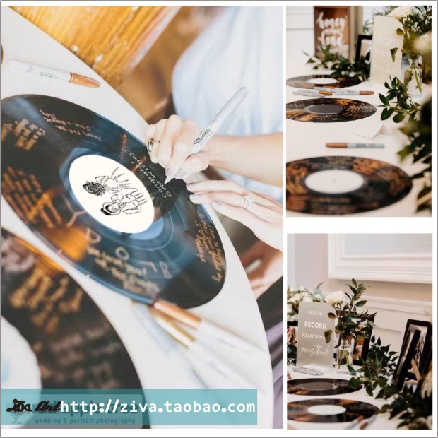 礼金签名薄开学照片定制活动氛围