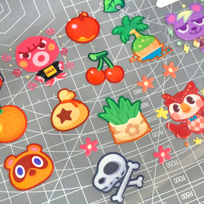 猫魂社动物之森UV转印贴防水