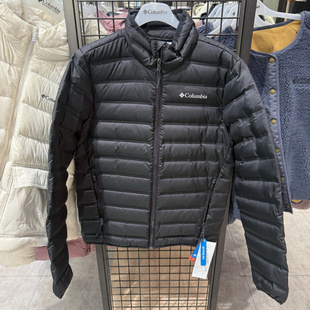 哥伦比亚2025秋冬Columbia户外男士650蓬立领防风羽绒服WE9860
