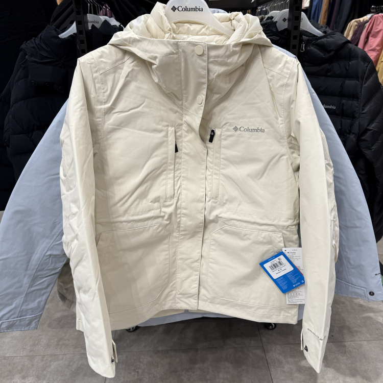 25秋冬新款哥伦比亚户外女金点防水羽绒内胆三合一XR9187/XR4528