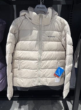 哥伦比亚25秋冬新款Columbia女户外休闲热能保暖连帽羽绒服XR9869