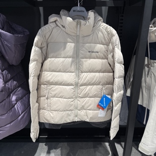哥伦比亚25秋冬新款 Columbia女户外休闲热能保暖连帽羽绒服XR9869