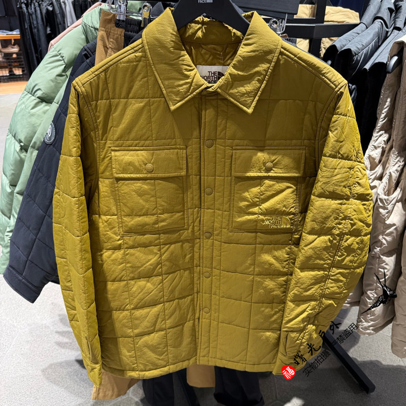 北面户外男式防泼水保暖棉服外套