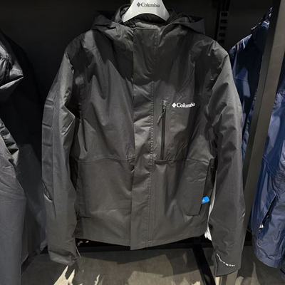 哥伦比亚户外防水鹅绒三合一冲锋