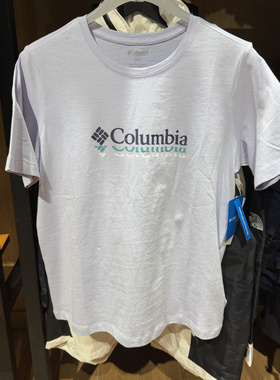 2025春夏款哥伦比亚Columbia女士户外运动休闲纯棉短袖T恤 XR4400