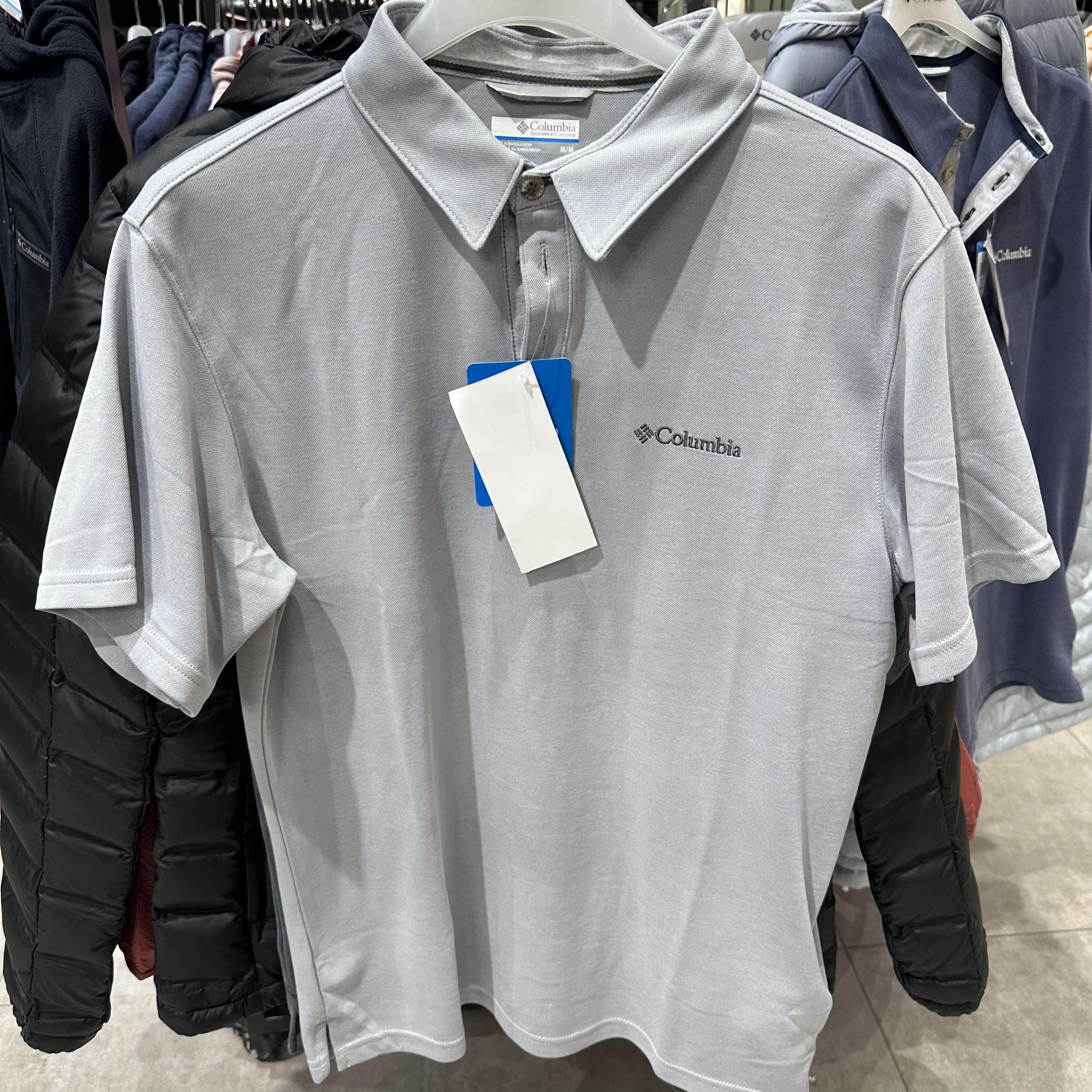 现货哥伦比亚春夏款Columbia户外速干男士翻领POLO短袖T恤EE0035