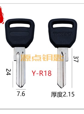 适用钢丝锁 链条锁 自行车单车锁钥匙胚 捷安 ELOOK 反槽爷佬 R18