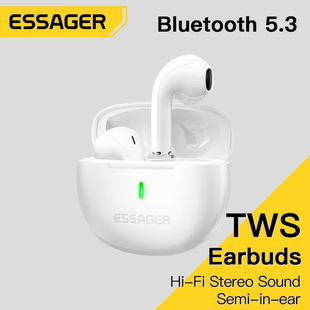 5.3 Headphones Wireless TWS Earphones Bluetooth Essager