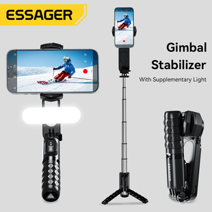 Essager Handheld Gimbal Wireless Bluetooth Led Selfie Stick
