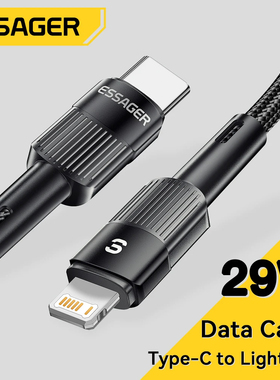 Essager USB C Cable For IPhone 14 13 12 11 pro Max XS 20W iPad Fast Charging Cable Data Line Charger