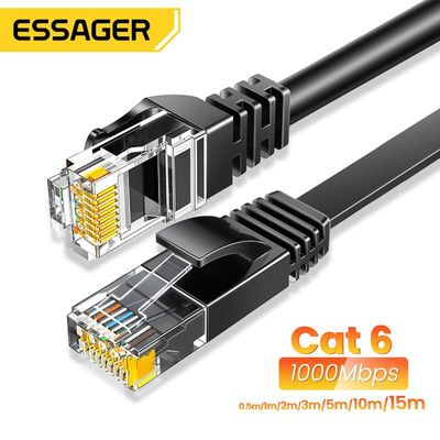 Essager Ethernet Cable Cat6 Lan 15m UTP Cat 6 RJ 45 Splitter