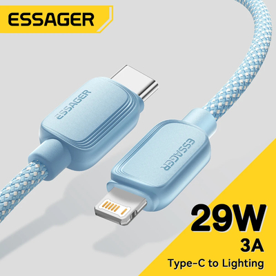 Essager USB Type C Cable For iPhone 14 13 12 11 Pro Max X PD 20W Fast Charger USB C To Lightning 29W