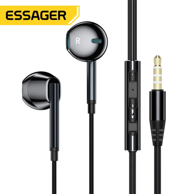 Essager 3.5mm Wired Earphone For 3.5mm Interface Phone