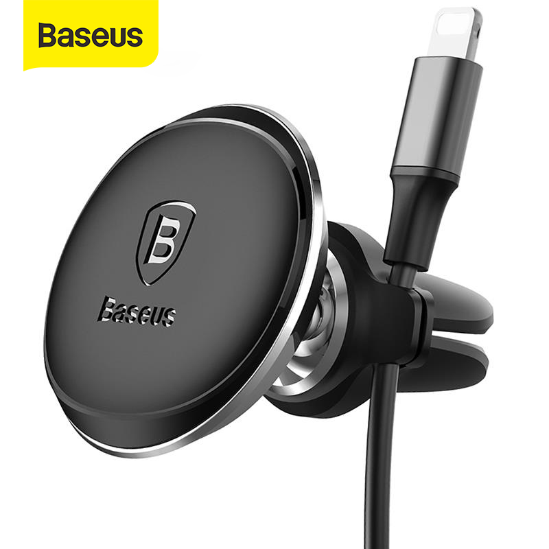 baseus magnetic car phone holder 360 rotation air vent mount