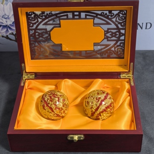 首宝保定铁球健身球空心保健球高档水晶球运动手转握锻炼练手礼品