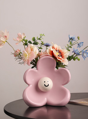 陶瓷摆件高颜值花瓶创意家居礼物