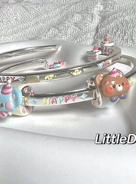 手镯ins风高级感情侣礼物配饰女