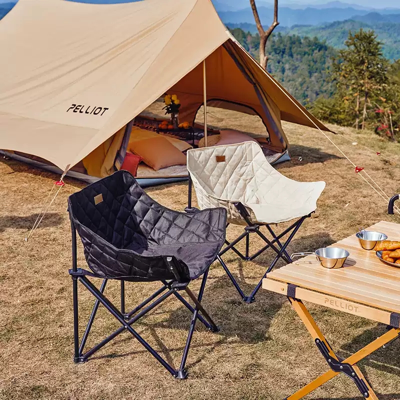 伯希和户外折叠椅便携式露营沙滩椅钓鱼凳子靠背马扎导演椅美术生