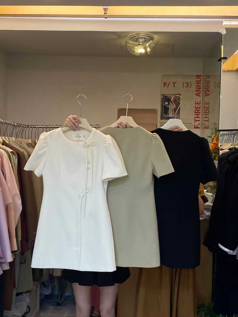 盘扣清仓不退换短袖新中式