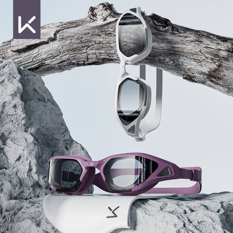 Keep泳镜高清防水防雾近视游泳眼镜泳帽套装男女士款成人专业装备