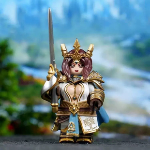 现货 第三方人仔 圆桌骑士 加荷里斯 中世纪人仔凯铠兰斯洛特积木