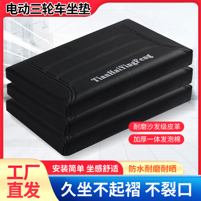 天海迎丰电动三路车发泡海绵坐垫