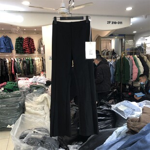 显瘦长裤 MDENG摩登3226A正品 2026早春新款 松紧腰修身 女 微喇裤