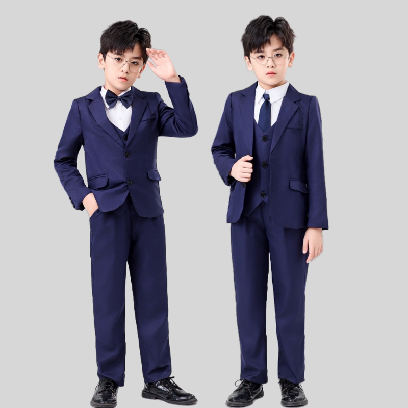 儿童西装套装男童2024新款主持人礼服花童婚礼演出服韩版帅气西服