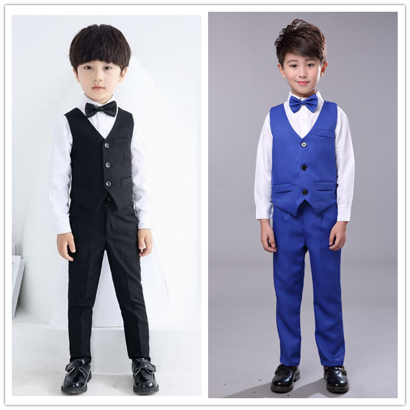 儿童西装套装男童礼服小主持人演出服花童韩版婚礼马甲三件套冬季,童装/婴儿装/亲子装,儿童演出服,淘宝优惠券,粉丝福利购,淘宝优惠卷