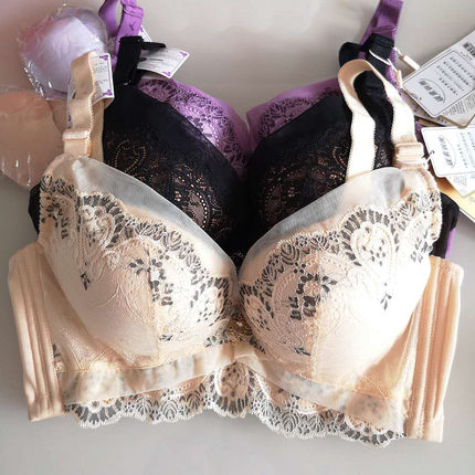 清仓：贵夫人正品文胸罩侧收副乳B杯调整内衣聚拢薄性感C杯8985